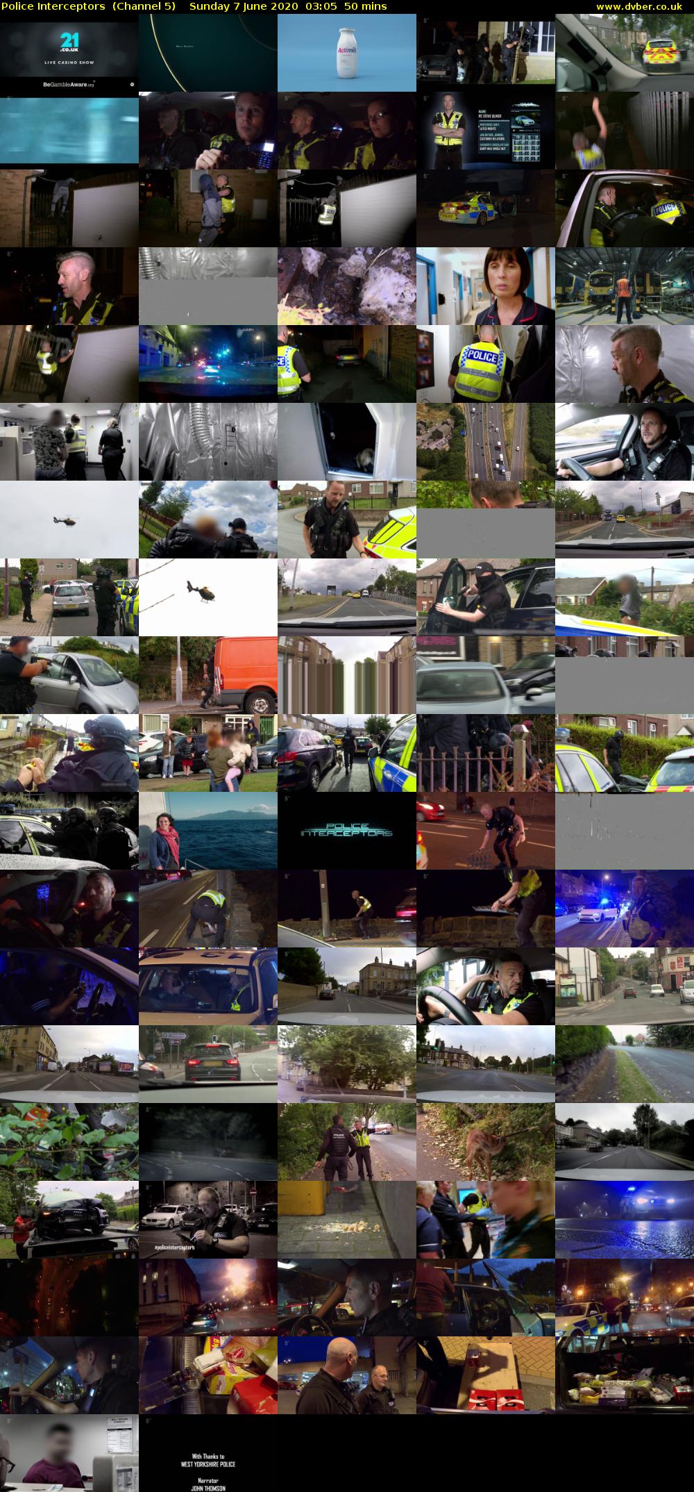 Police Interceptors  (Channel 5) Sunday 7 June 2020 03:05 - 03:55