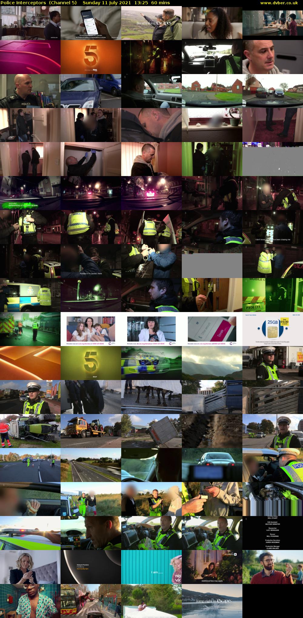 Police Interceptors  (Channel 5) Sunday 11 July 2021 13:25 - 14:25