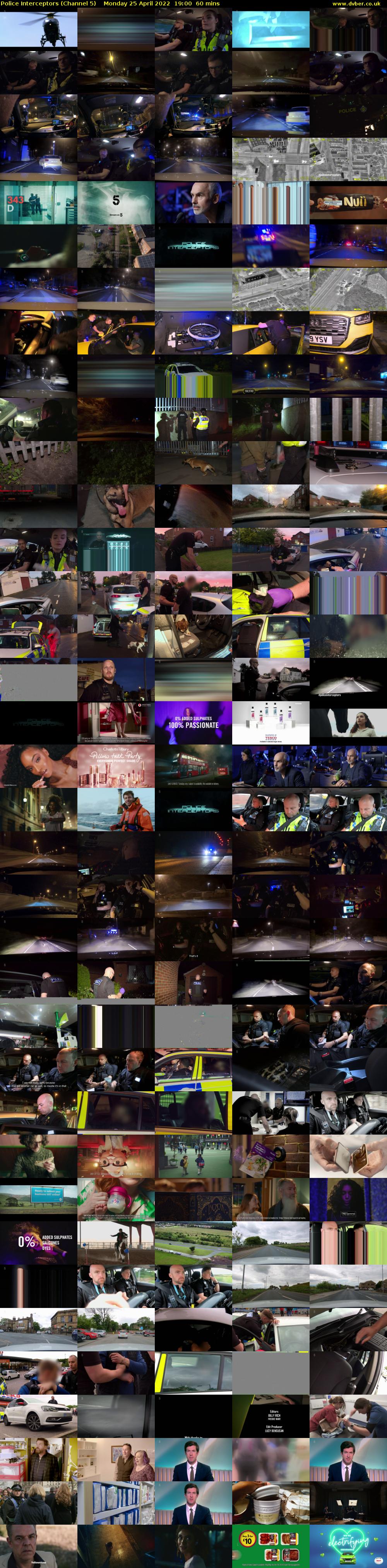 Police Interceptors (Channel 5) Monday 25 April 2022 19:00 - 20:00