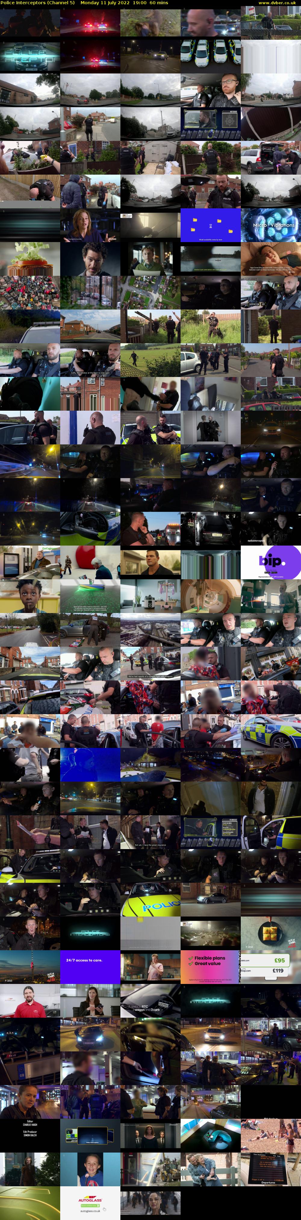 Police Interceptors (Channel 5) Monday 11 July 2022 19:00 - 20:00