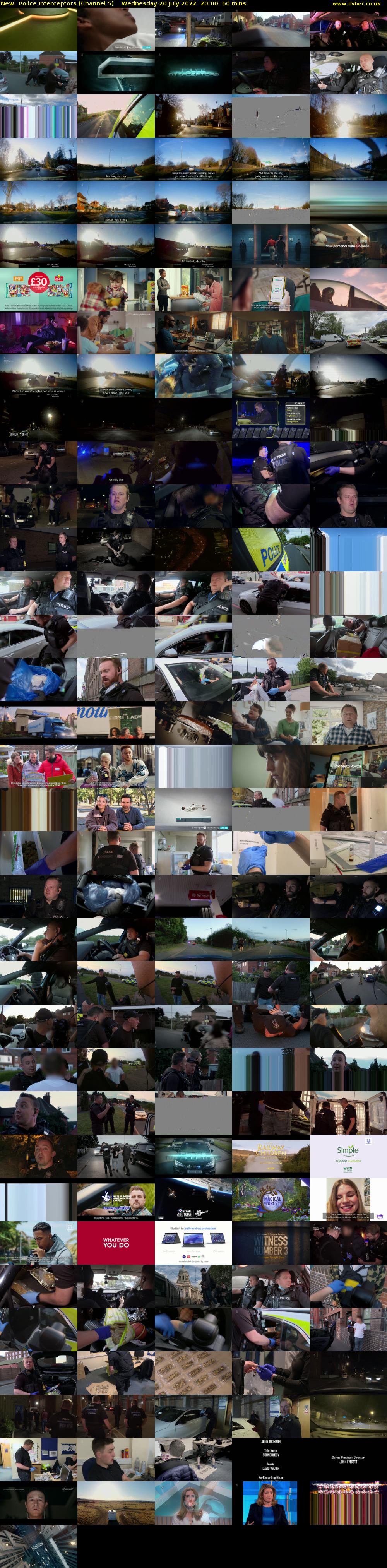 Police Interceptors (Channel 5) Wednesday 20 July 2022 20:00 - 21:00