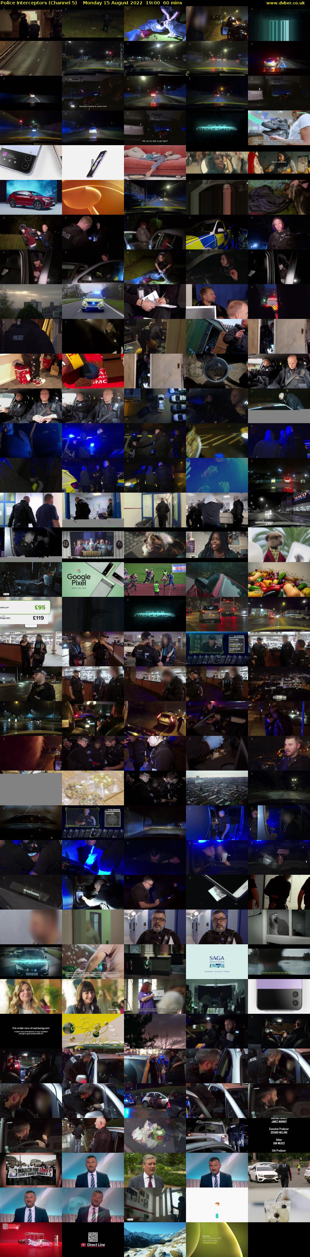 Police Interceptors (Channel 5) Monday 15 August 2022 19:00 - 20:00