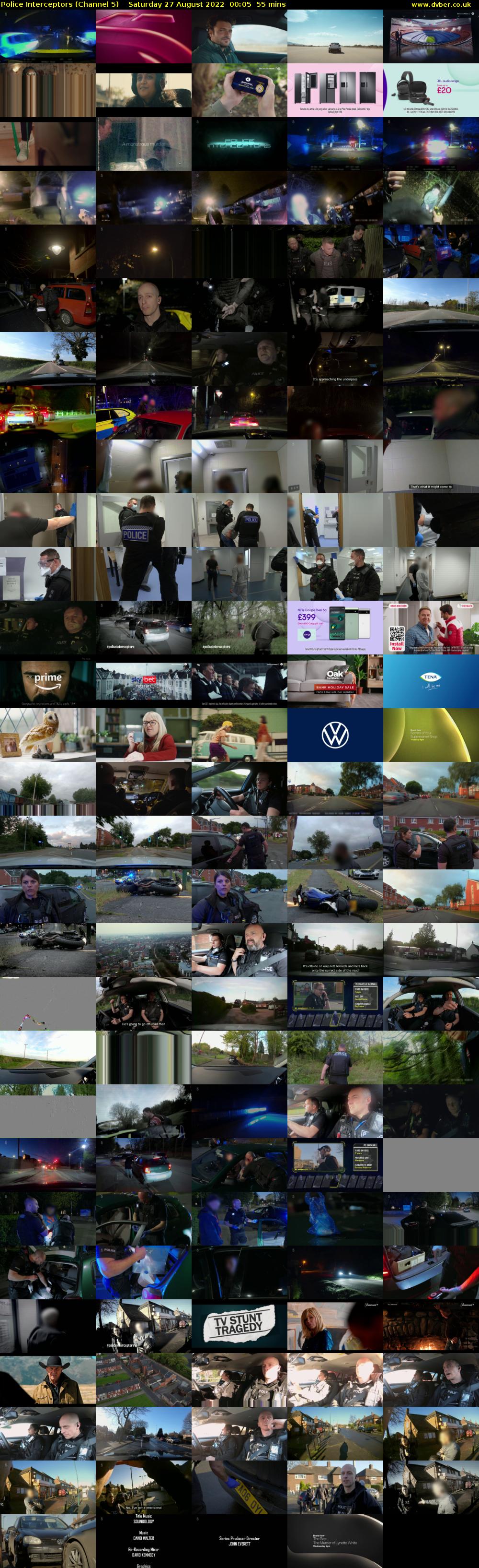 Police Interceptors (Channel 5) Saturday 27 August 2022 00:05 - 01:00