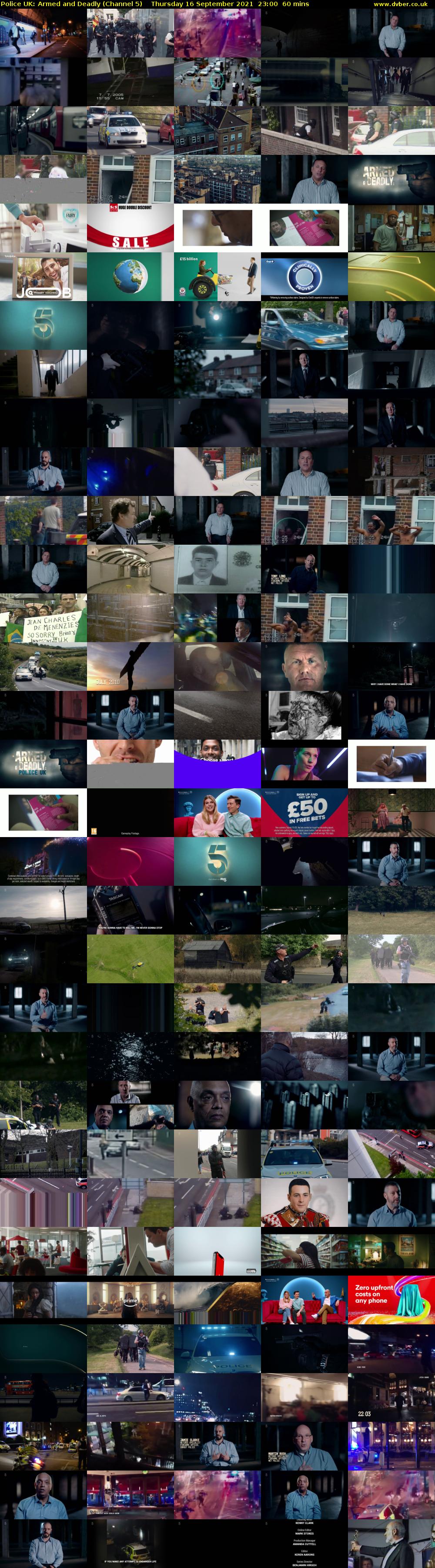 Police UK: Armed and Deadly (Channel 5) Thursday 16 September 2021 23:00 - 00:00