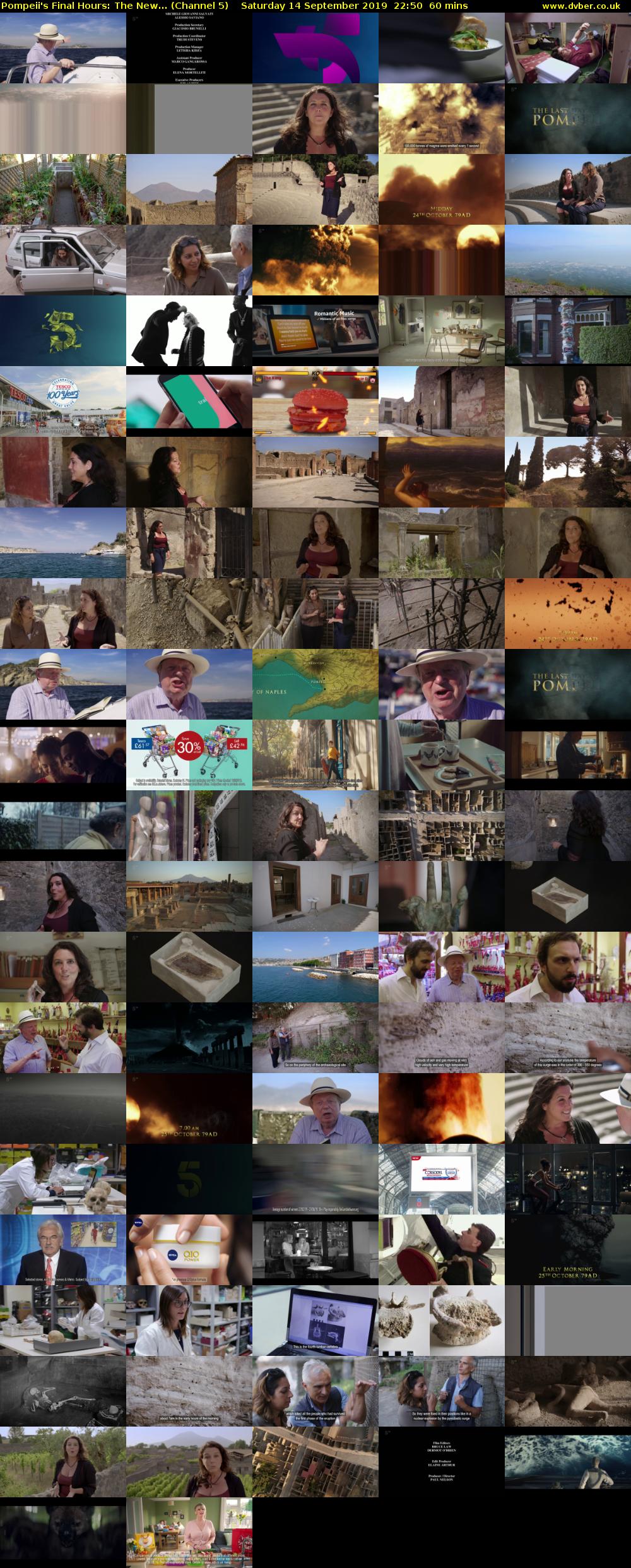 Pompeii's Final Hours: The New... (Channel 5) Saturday 14 September 2019 22:50 - 23:50