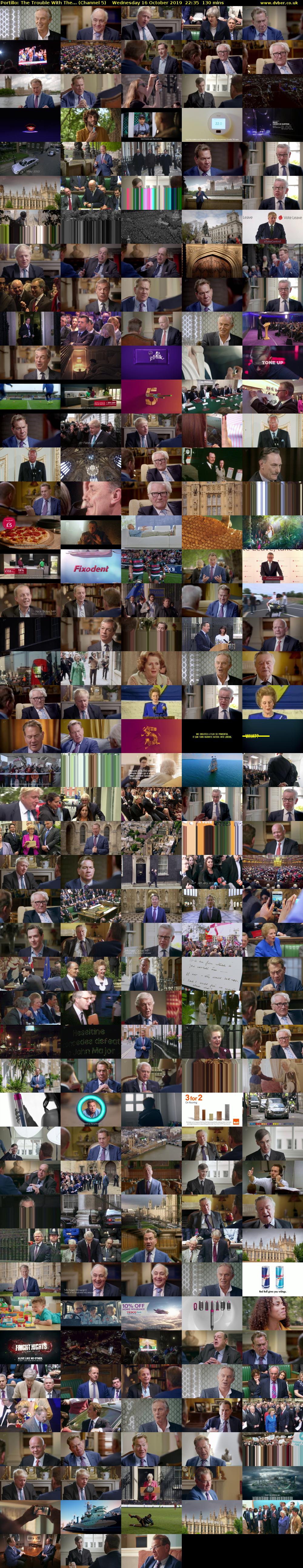 Portillo: The Trouble With The... (Channel 5) Wednesday 16 October 2019 22:35 - 00:45