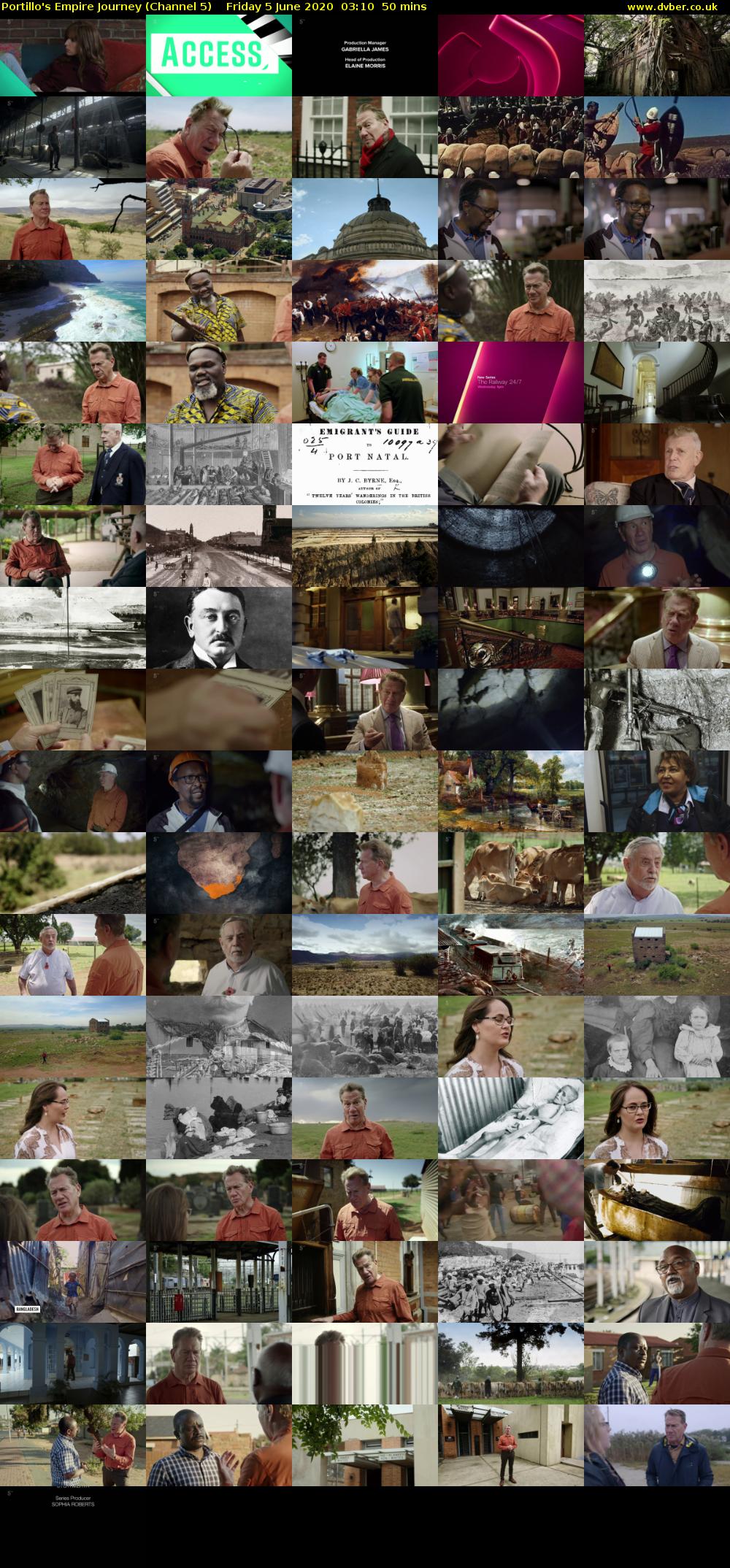 Portillo's Empire Journey (Channel 5) Friday 5 June 2020 03:10 - 04:00
