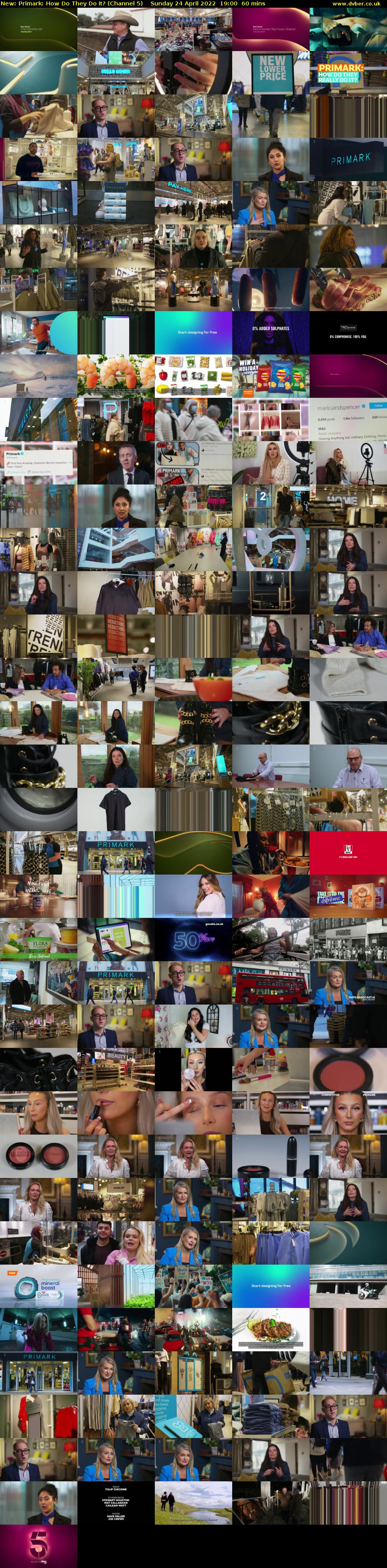Primark: How Do They Do It? (Channel 5) Sunday 24 April 2022 19:00 - 20:00