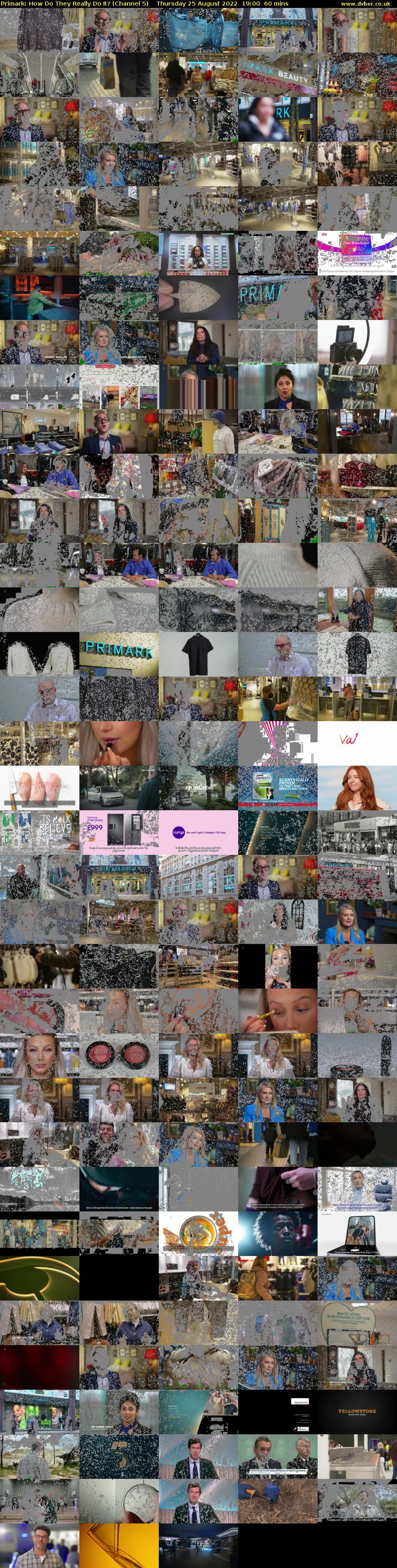 Primark: How Do They Really Do It? (Channel 5) Thursday 25 August 2022 19:00 - 20:00