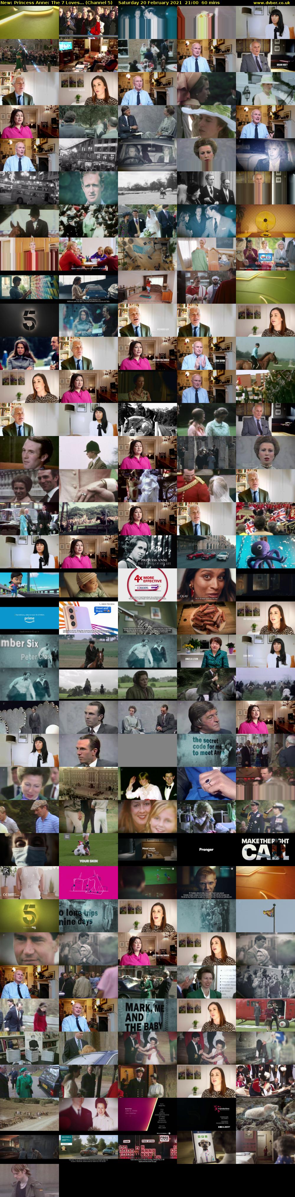 Princess Anne: The 7 Loves... (Channel 5) Saturday 20 February 2021 21:00 - 22:00