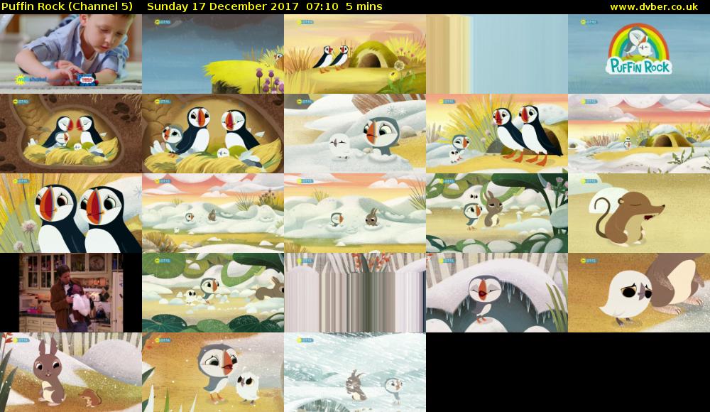 Puffin Rock (Channel 5) Sunday 17 December 2017 07:10 - 07:15