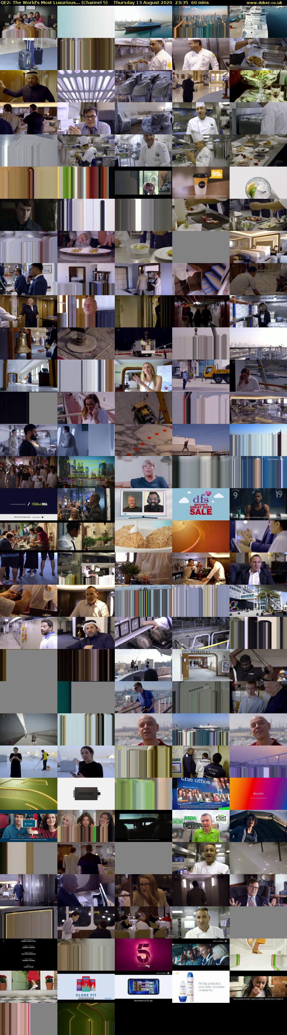 QE2: The World's Most Luxurious... (Channel 5) Thursday 13 August 2020 23:35 - 00:35