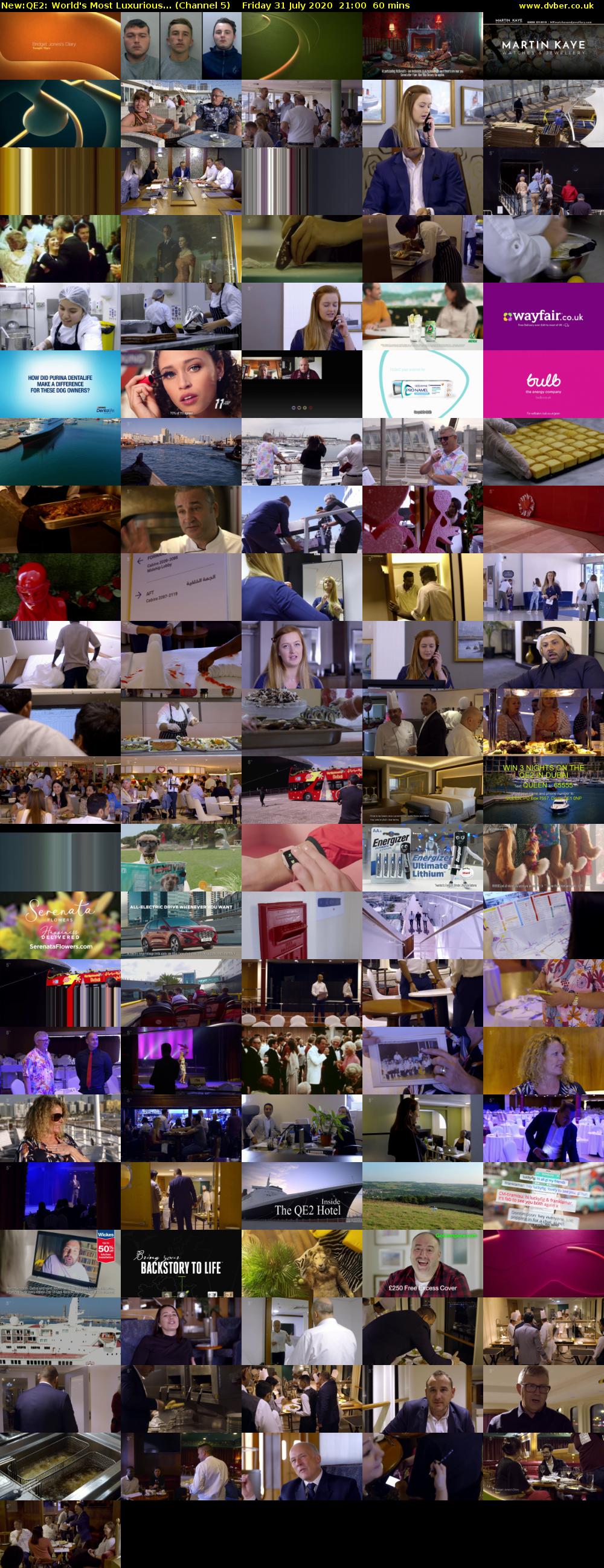 QE2: World's Most Luxurious... (Channel 5) Friday 31 July 2020 21:00 - 22:00