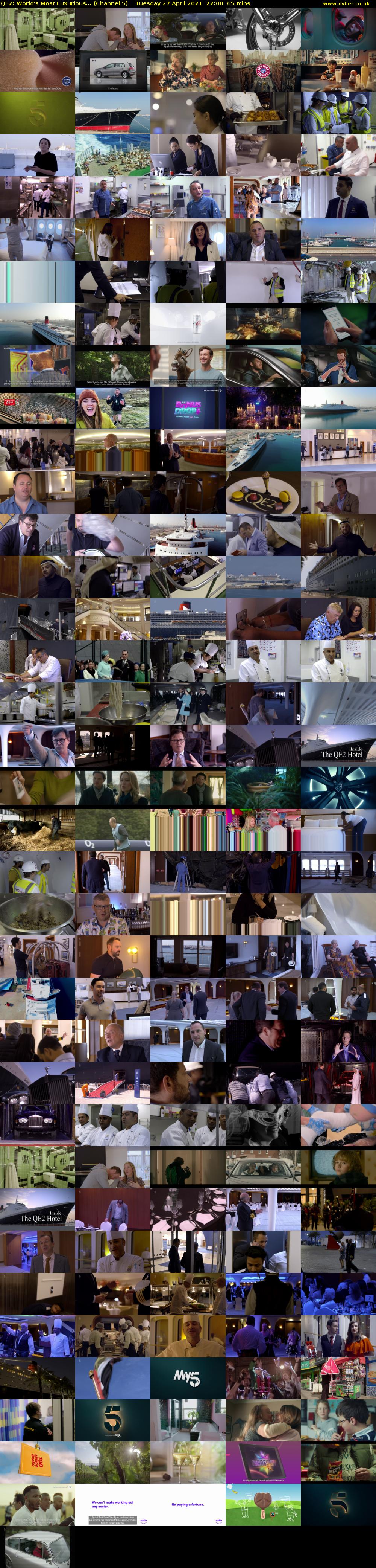 QE2: World's Most Luxurious... (Channel 5) Tuesday 27 April 2021 22:00 - 23:05