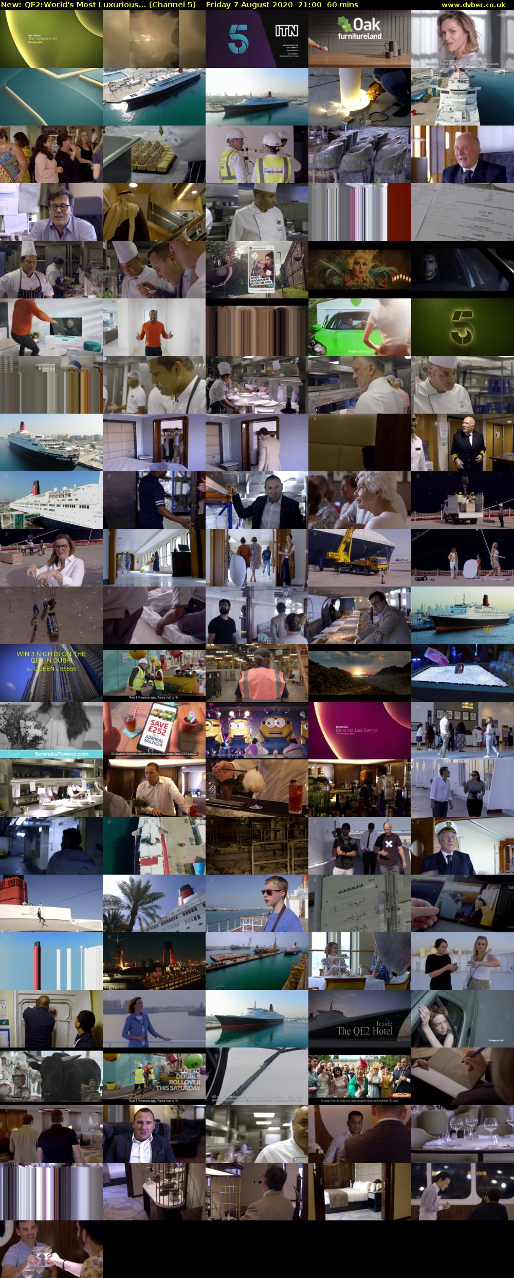 QE2:World's Most Luxurious... (Channel 5) Friday 7 August 2020 21:00 - 22:00