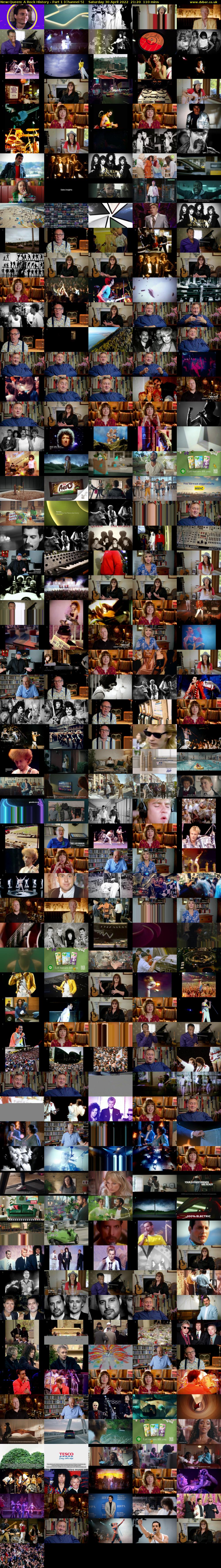 Queen: A Rock History - Part 1 (Channel 5) Saturday 30 April 2022 21:20 - 23:10