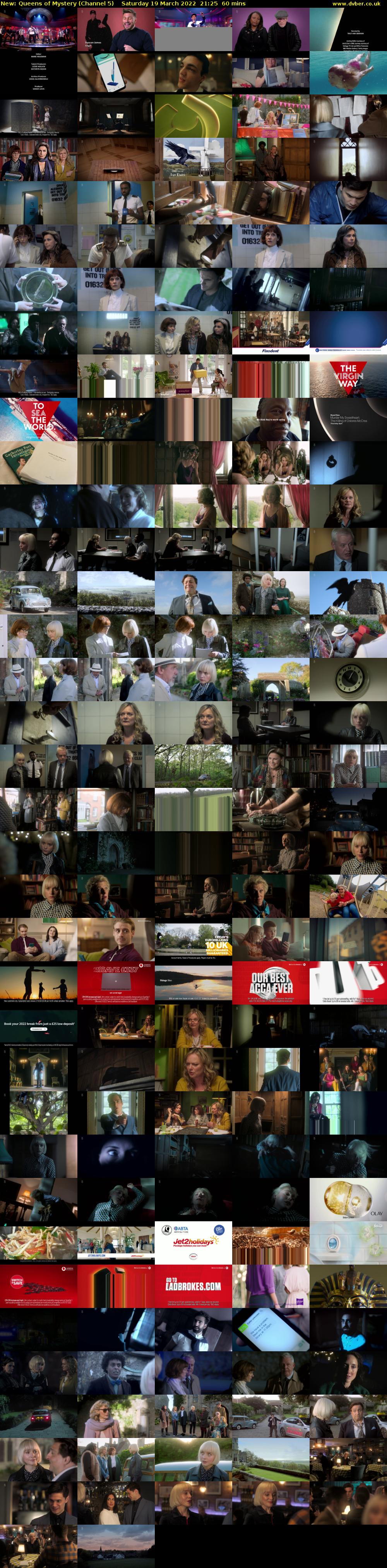 Queens of Mystery (Channel 5) Saturday 19 March 2022 21:25 - 22:25