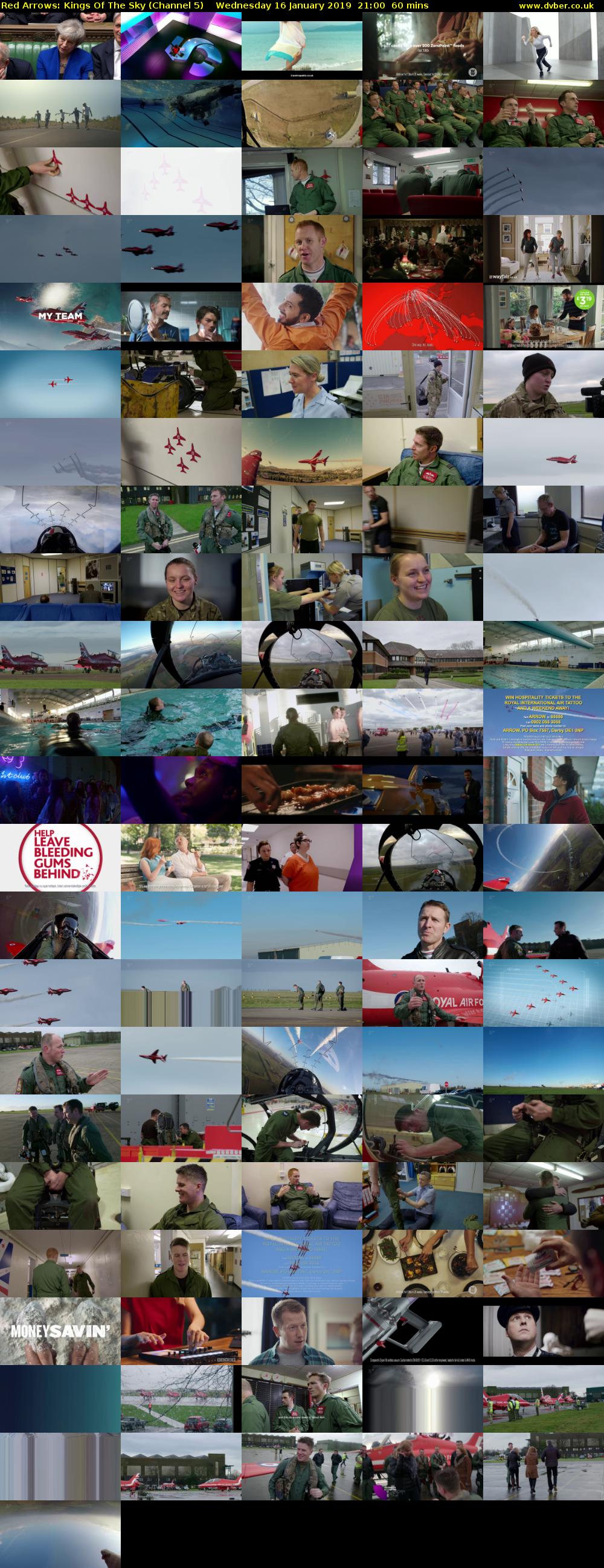 Red Arrows: Kings Of The Sky (Channel 5) Wednesday 16 January 2019 21:00 - 22:00