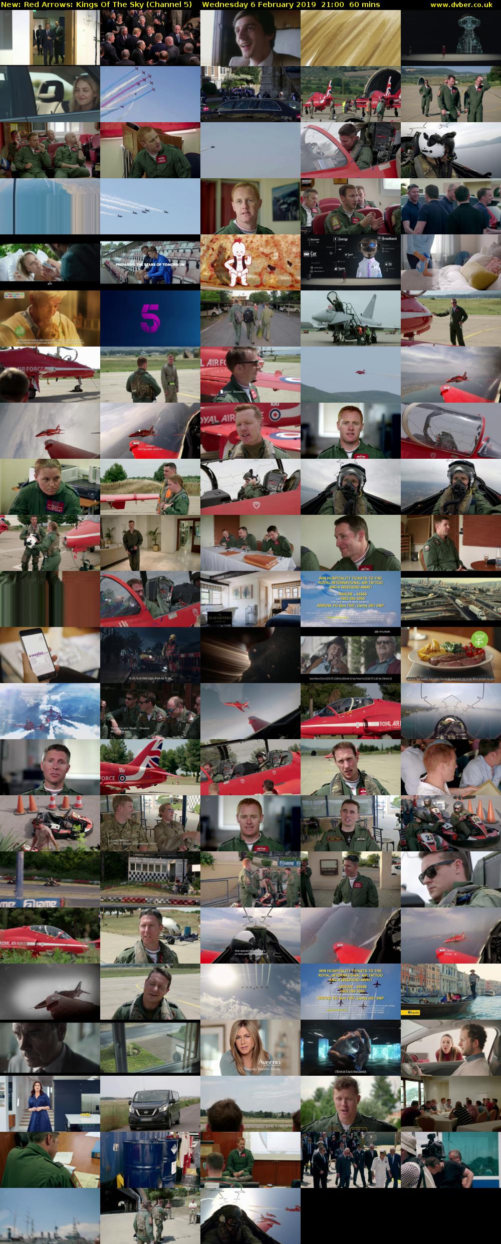 Red Arrows: Kings Of The Sky (Channel 5) Wednesday 6 February 2019 21:00 - 22:00