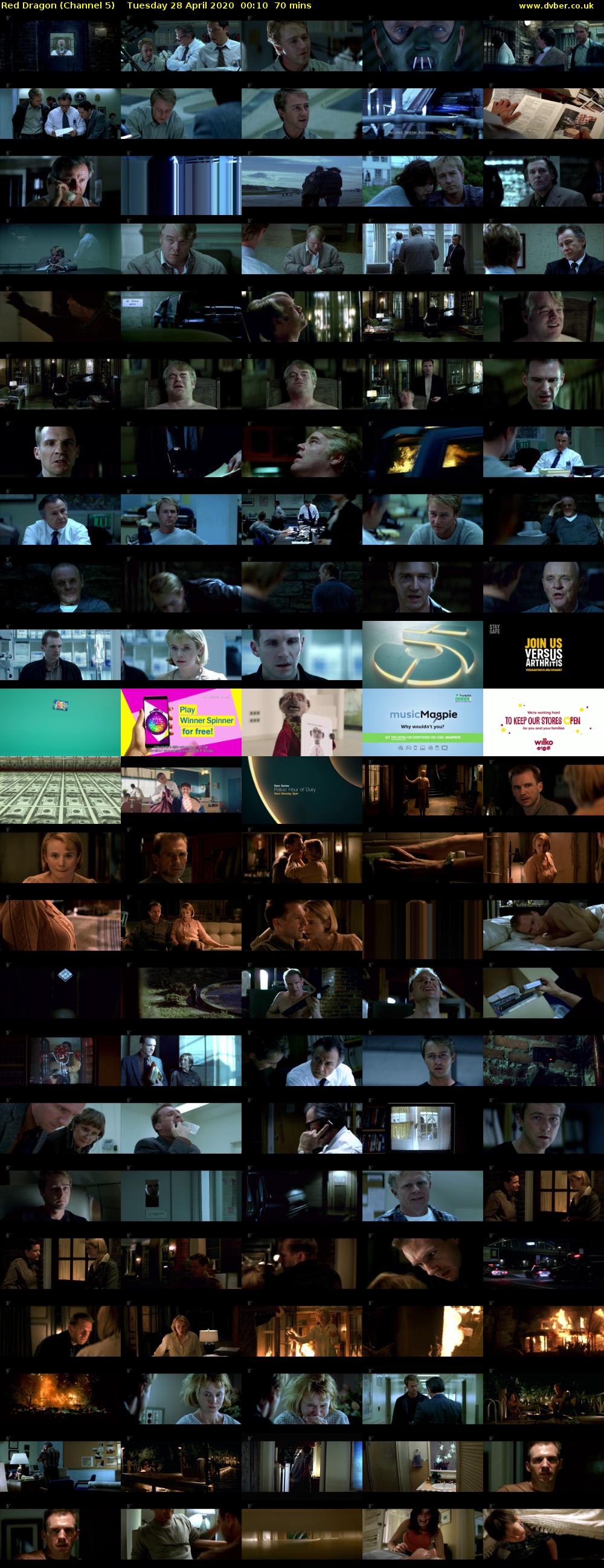 Red Dragon (Channel 5) Tuesday 28 April 2020 00:10 - 01:20