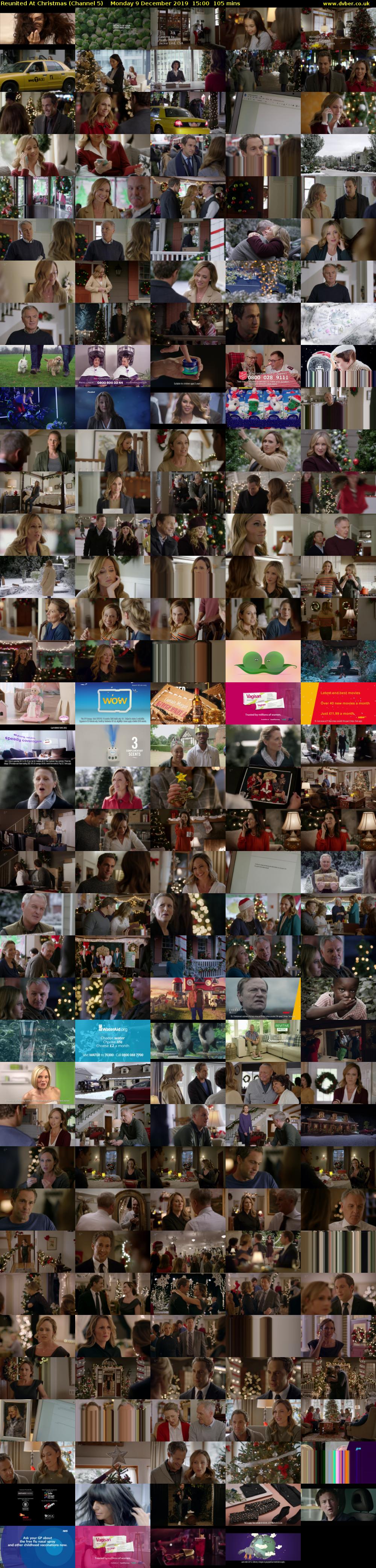 Reunited At Christmas (Channel 5) Monday 9 December 2019 15:00 - 16:45