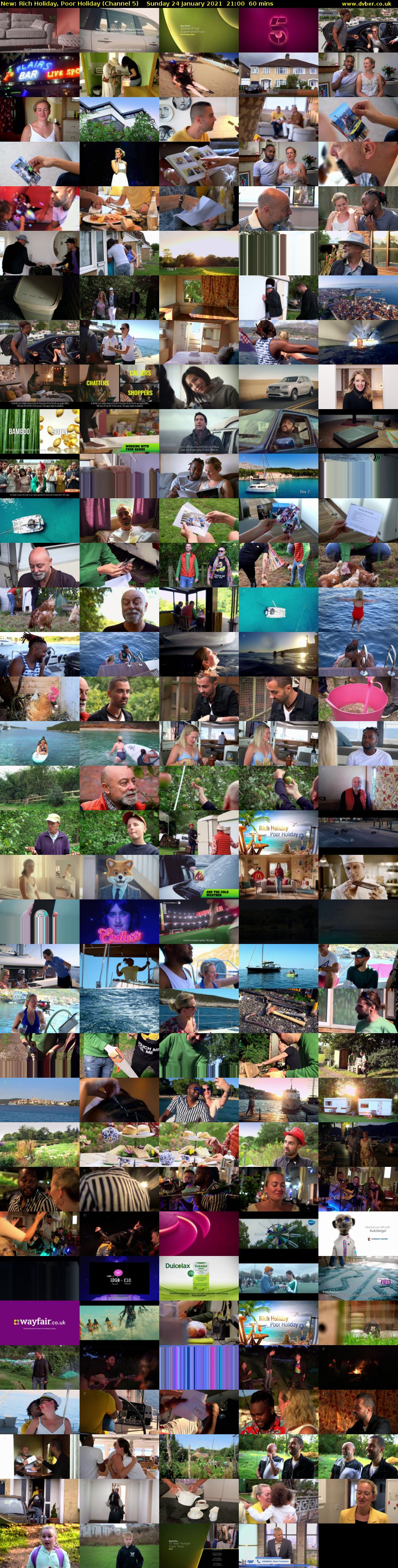 Rich Holiday, Poor Holiday (Channel 5) Sunday 24 January 2021 21:00 - 22:00