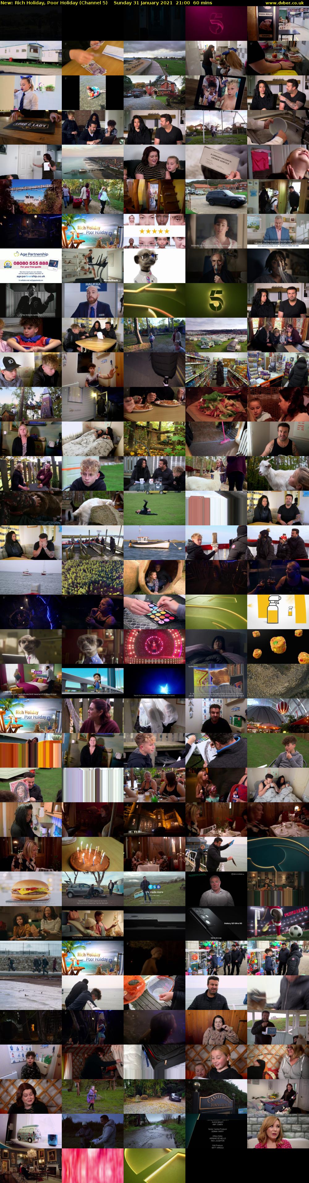 Rich Holiday, Poor Holiday (Channel 5) Sunday 31 January 2021 21:00 - 22:00