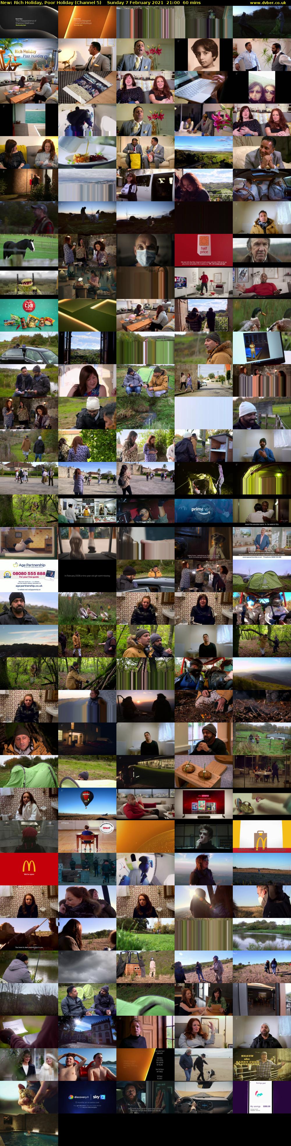 Rich Holiday, Poor Holiday (Channel 5) Sunday 7 February 2021 21:00 - 22:00