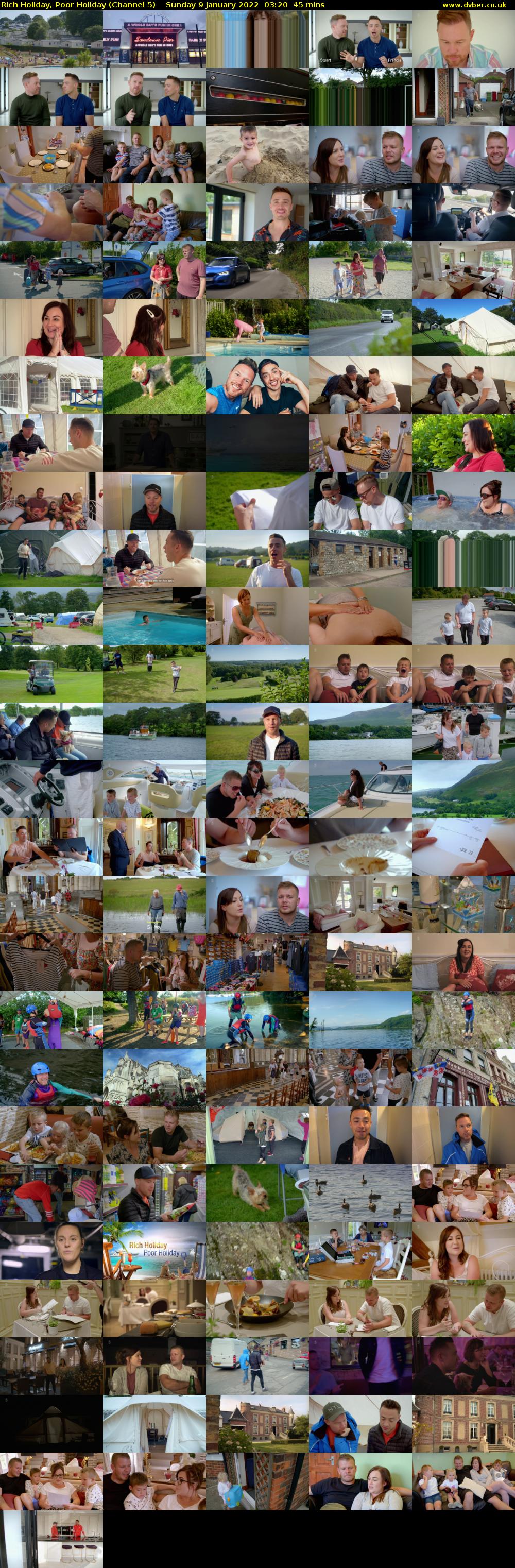 Rich Holiday, Poor Holiday (Channel 5) Sunday 9 January 2022 03:20 - 04:05
