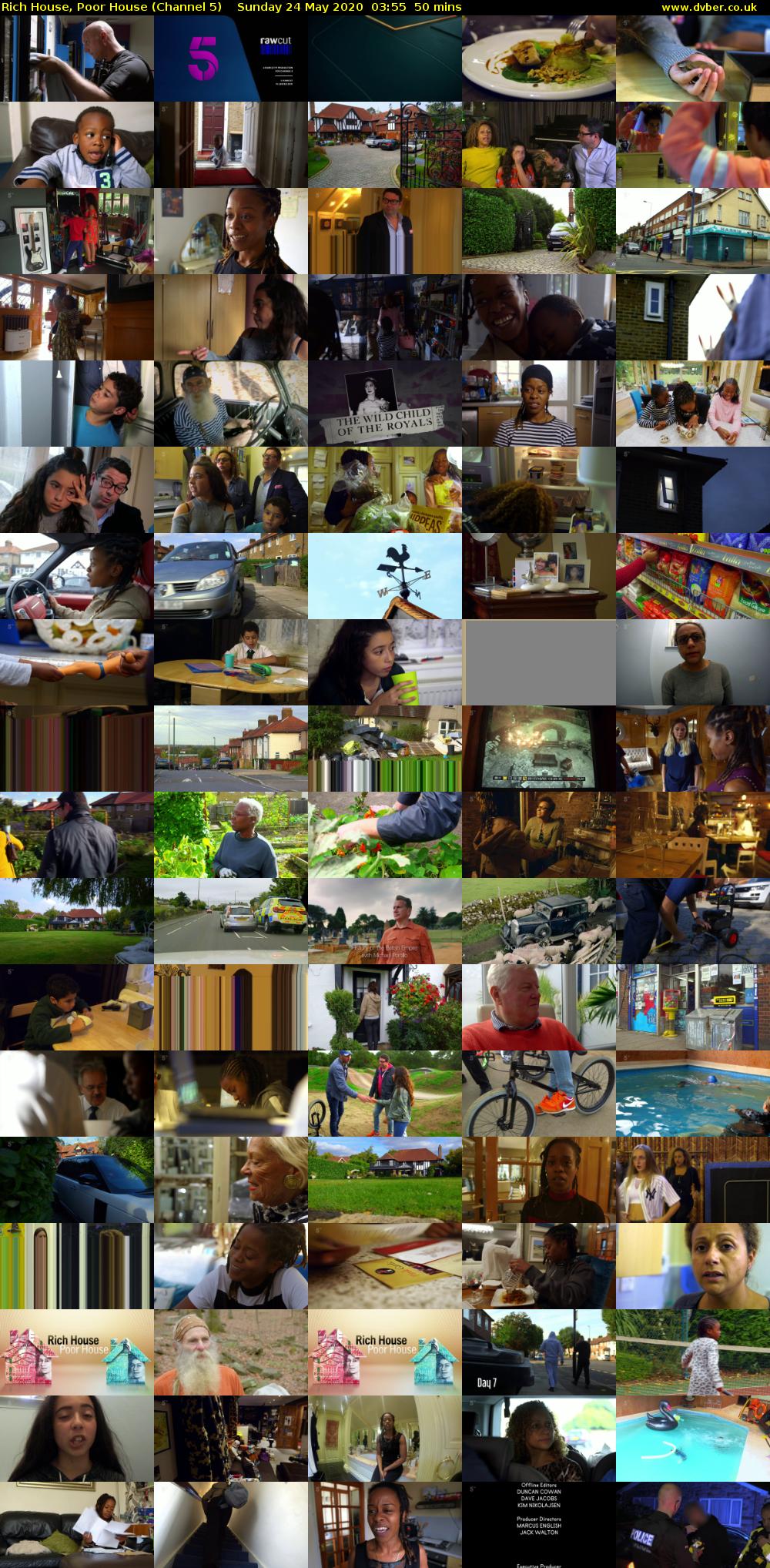 Rich House, Poor House (Channel 5) Sunday 24 May 2020 03:55 - 04:45