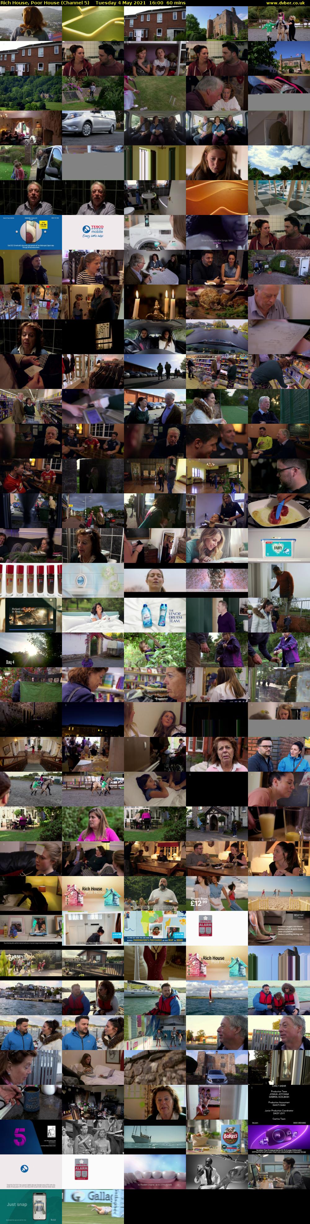 Rich House, Poor House (Channel 5) Tuesday 4 May 2021 16:00 - 17:00