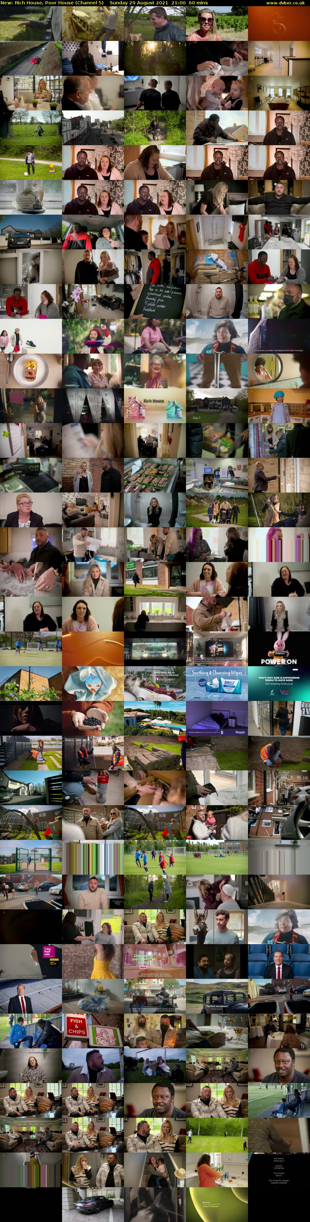 Rich House, Poor House (Channel 5) Sunday 29 August 2021 21:00 - 22:00