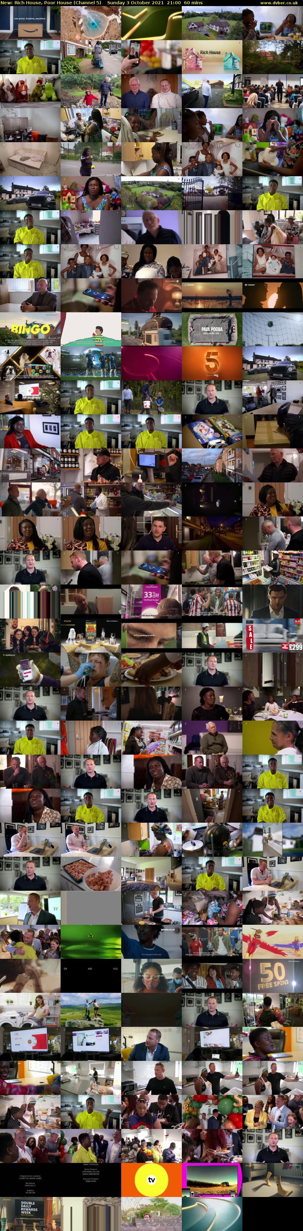 Rich House, Poor House (Channel 5) Sunday 3 October 2021 21:00 - 22:00