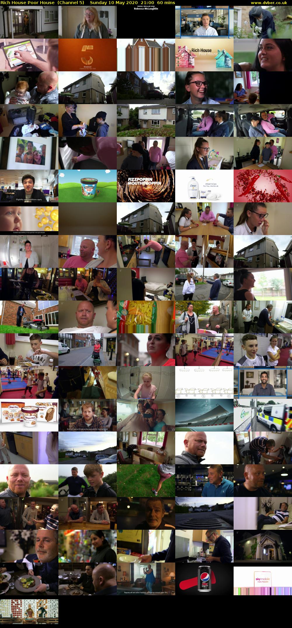Rich House Poor House  (Channel 5) Sunday 10 May 2020 21:00 - 22:00