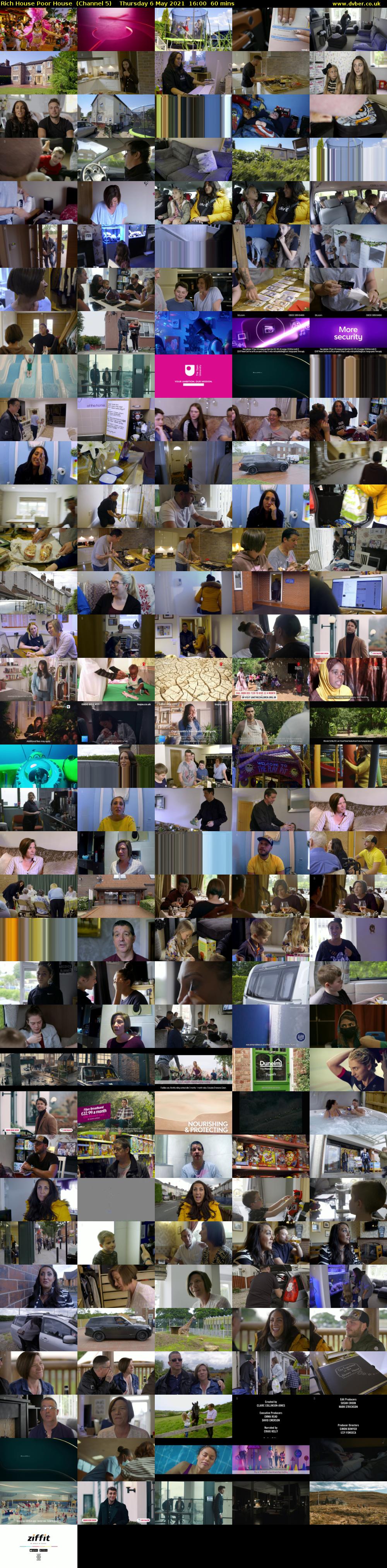Rich House Poor House  (Channel 5) Thursday 6 May 2021 16:00 - 17:00