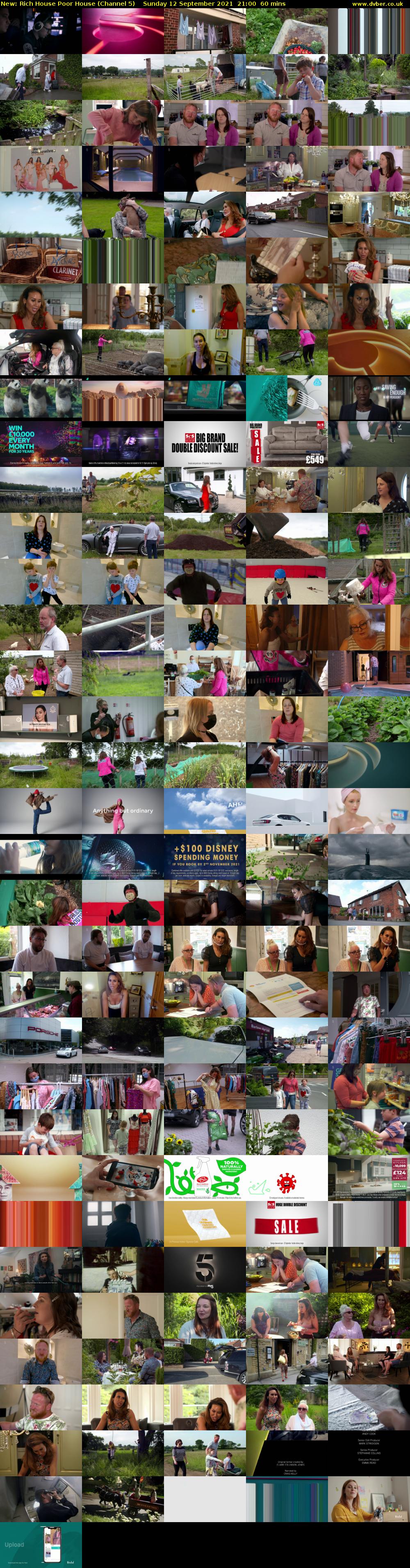 Rich House Poor House (Channel 5) Sunday 12 September 2021 21:00 - 22:00
