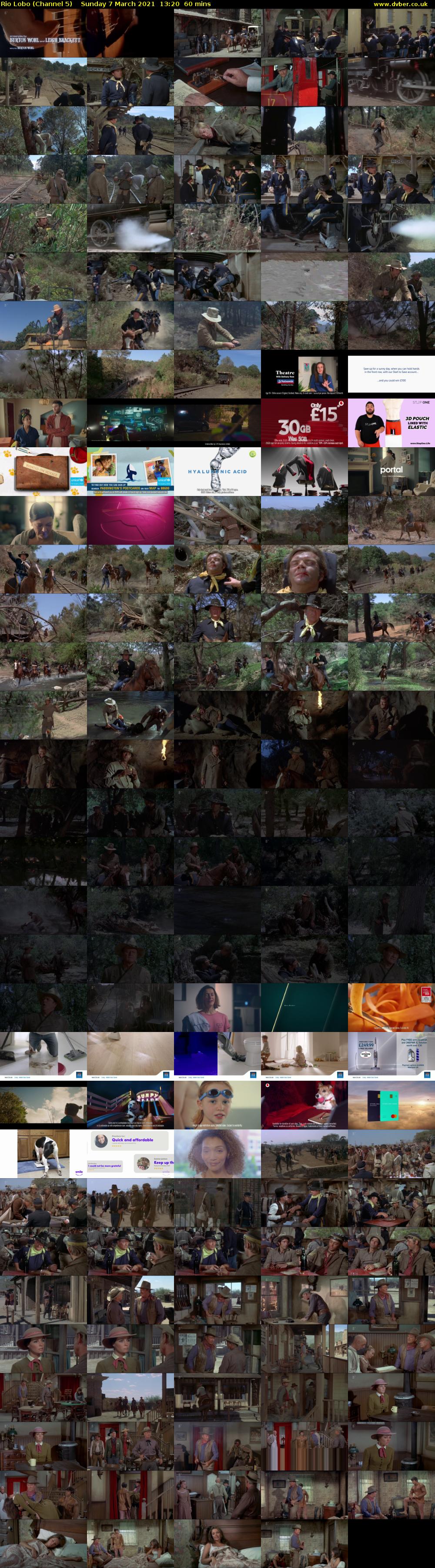 Rio Lobo (Channel 5) Sunday 7 March 2021 13:20 - 14:20