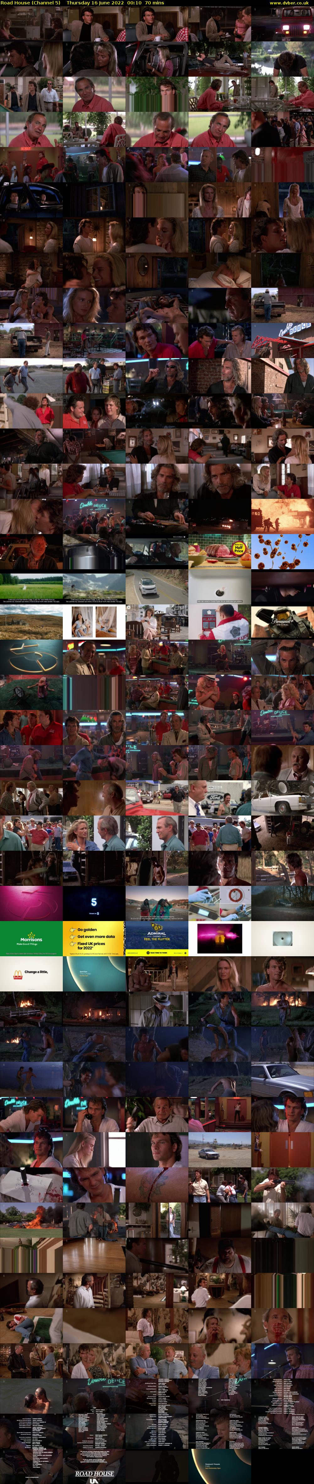 Road House (Channel 5) Thursday 16 June 2022 00:10 - 01:20