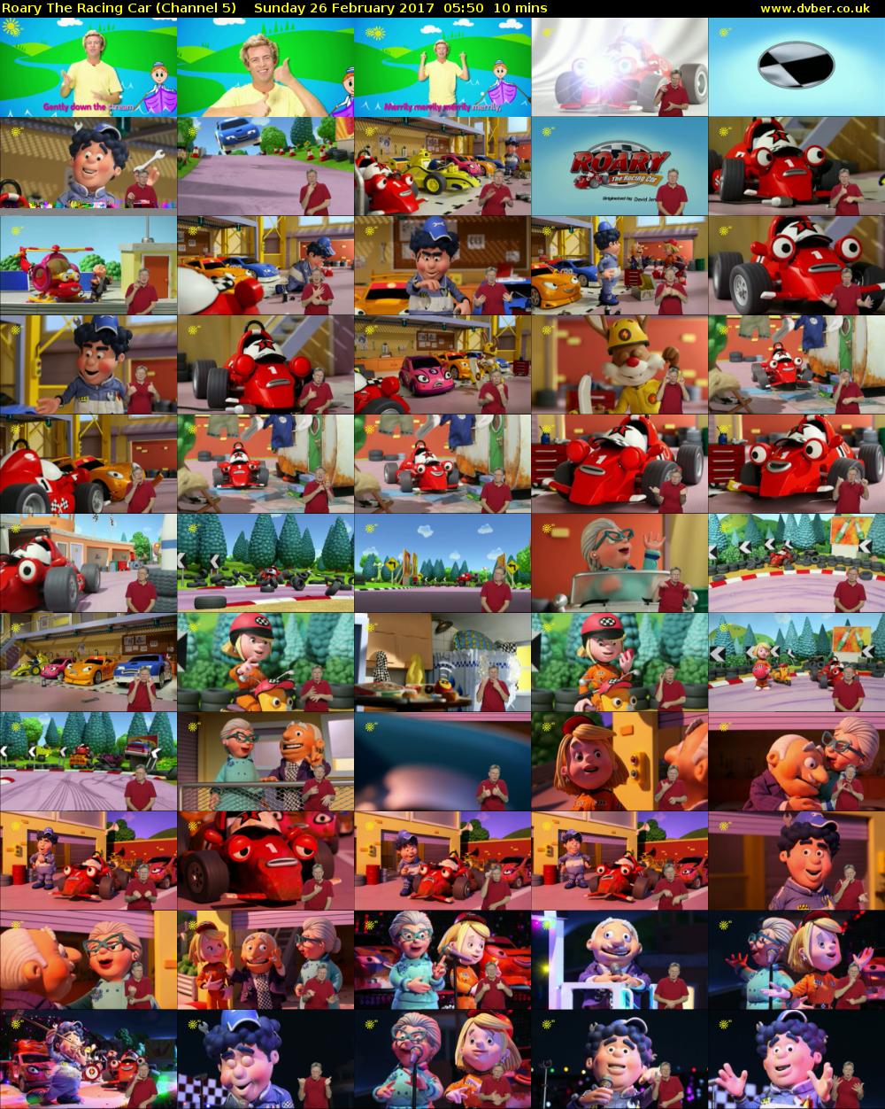 Roary The Racing Car (Channel 5) Sunday 26 February 2017 05:50 - 06:00