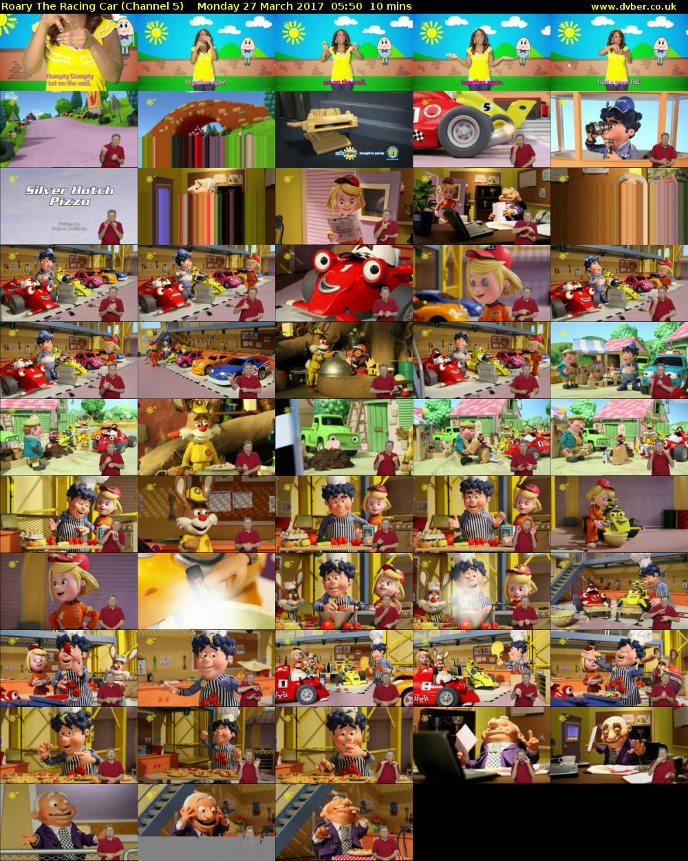 Roary The Racing Car (Channel 5) Monday 27 March 2017 05:50 - 06:00