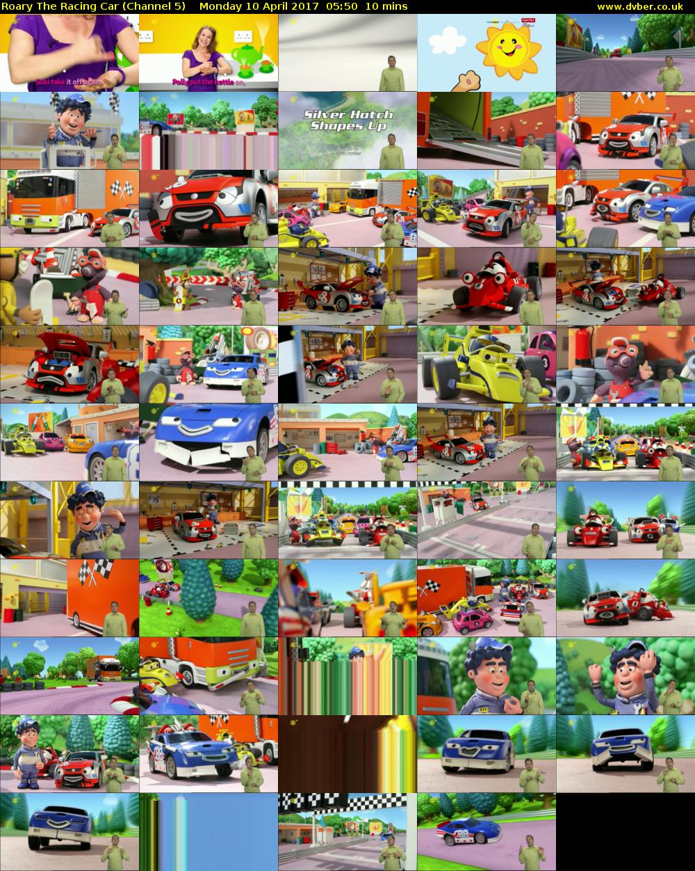 Roary The Racing Car (Channel 5) Monday 10 April 2017 05:50 - 06:00