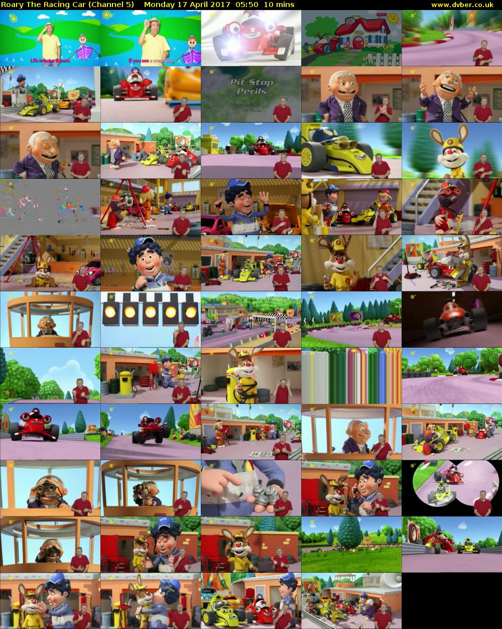 Roary The Racing Car (Channel 5) Monday 17 April 2017 05:50 - 06:00