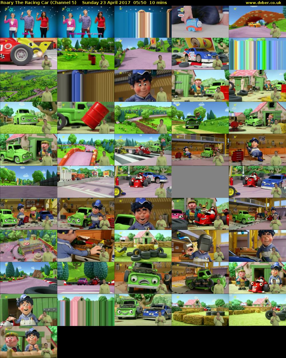 Roary The Racing Car (Channel 5) Sunday 23 April 2017 05:50 - 06:00