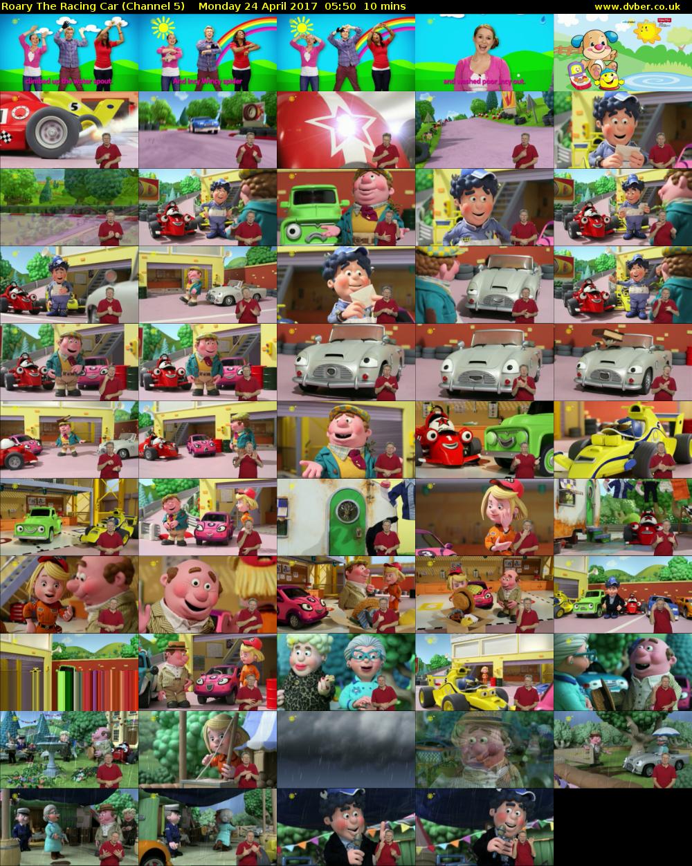 Roary The Racing Car (Channel 5) Monday 24 April 2017 05:50 - 06:00