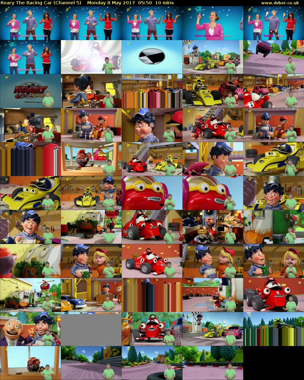 Roary The Racing Car (Channel 5) Monday 8 May 2017 05:50 - 06:00