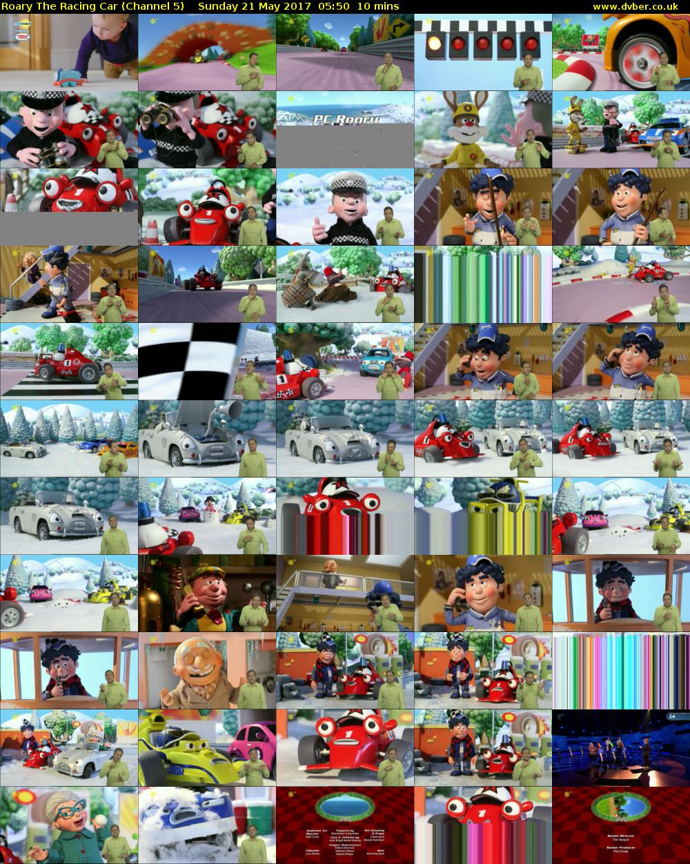 Roary The Racing Car (Channel 5) Sunday 21 May 2017 05:50 - 06:00