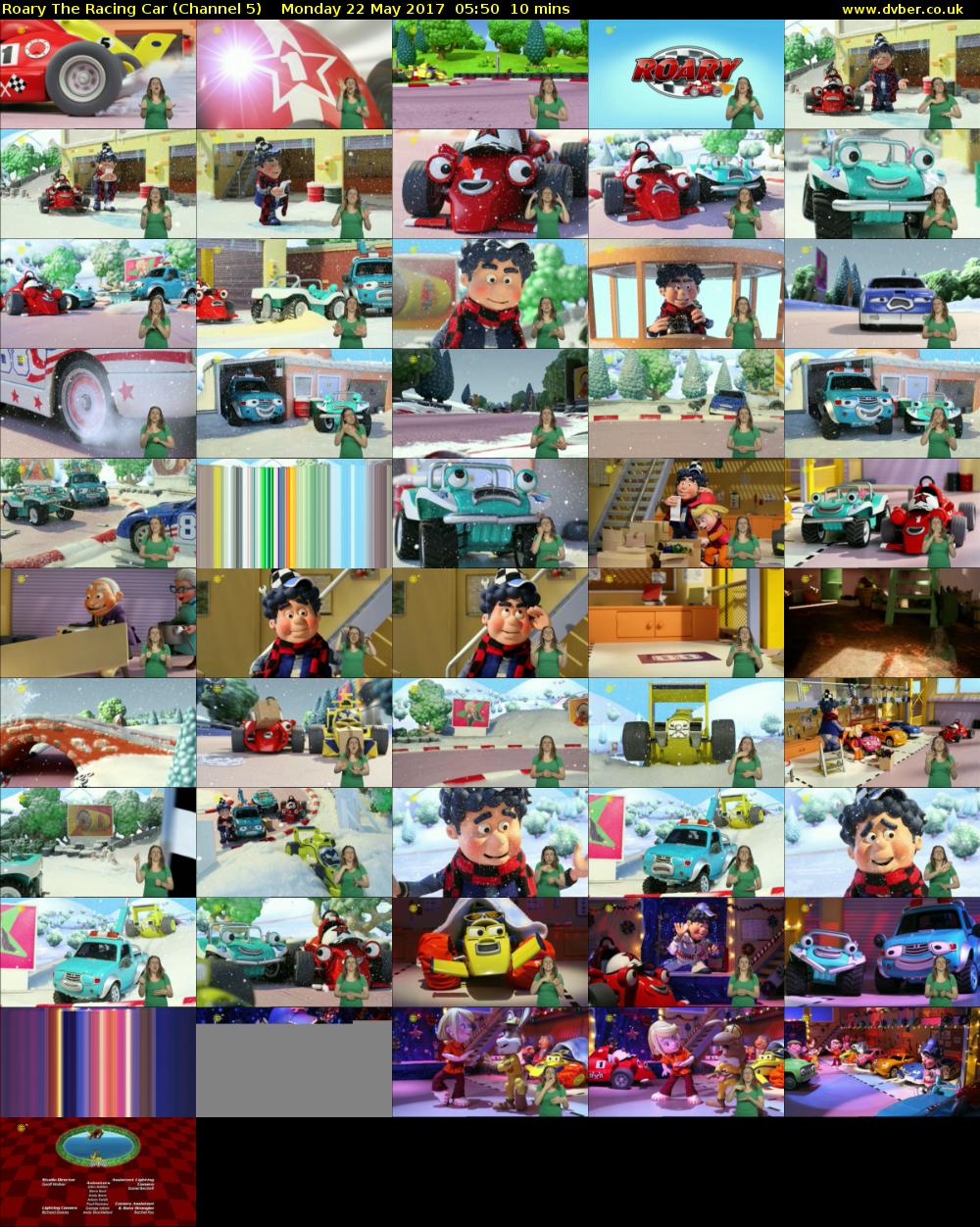 Roary The Racing Car (Channel 5) Monday 22 May 2017 05:50 - 06:00