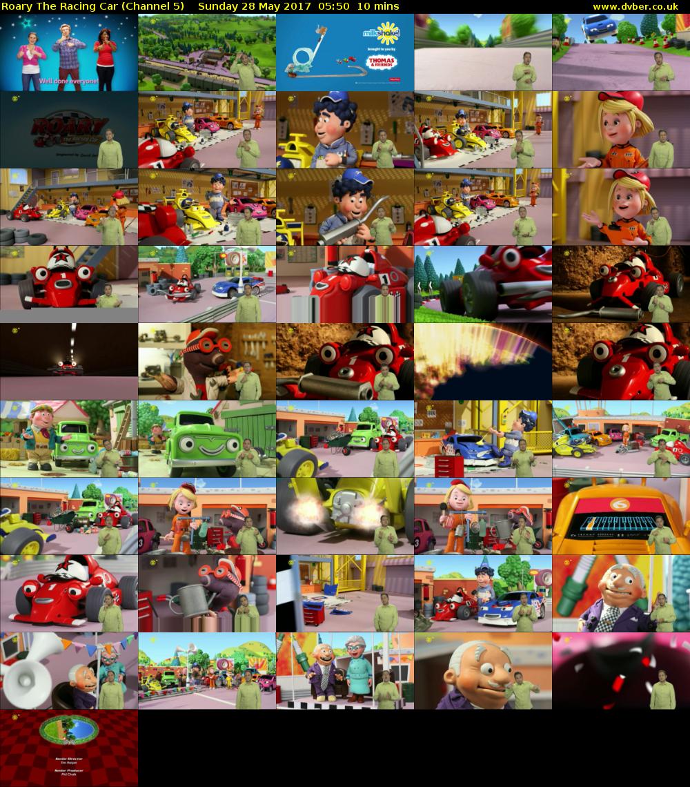 Roary The Racing Car (Channel 5) Sunday 28 May 2017 05:50 - 06:00