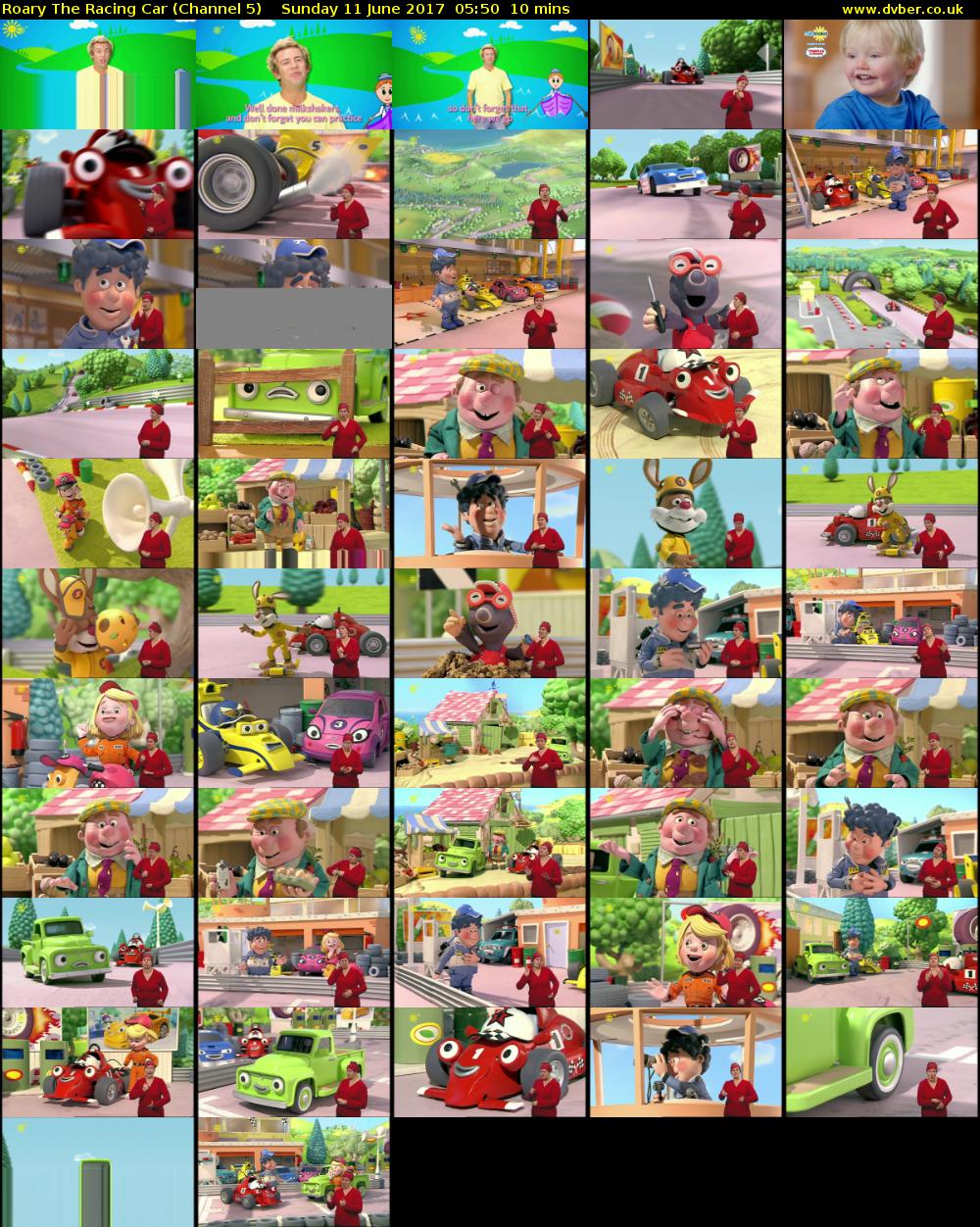 Roary The Racing Car (Channel 5) Sunday 11 June 2017 05:50 - 06:00