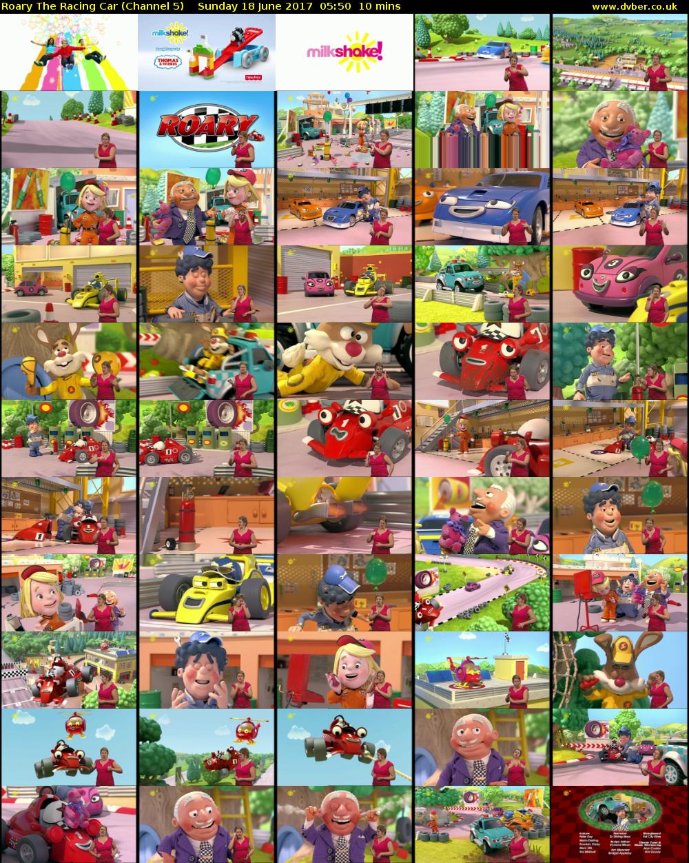 Roary The Racing Car (Channel 5) Sunday 18 June 2017 05:50 - 06:00